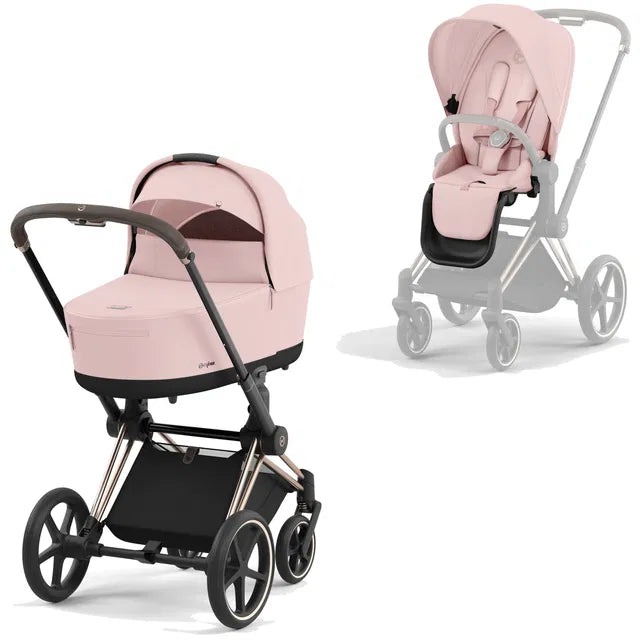 CYBEX Priam 4.0 Rosegold Kombikinderwagen cozy beige beige