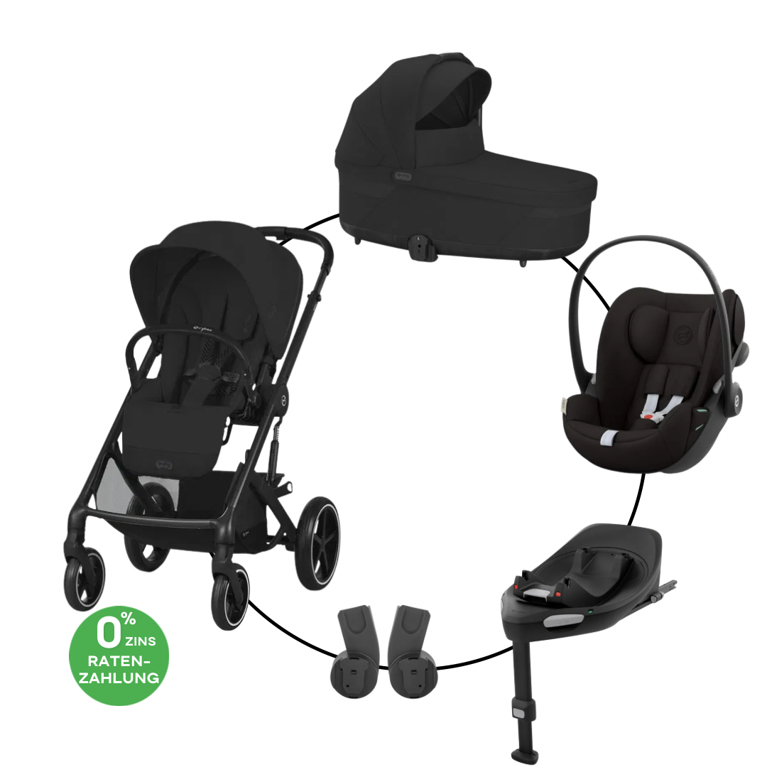 Cybex Balios S Lux Bundle 4in1 inkl. Cloud G i-Size Plus Moon Black