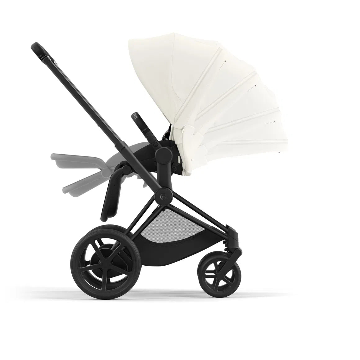 Cybex ePriam Travel Bundle-Set 4in1 inkl Cloud T Plus Off White / Black