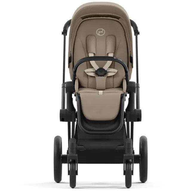 CYBEX Priam 4.0 Matt Black Kombikinderwagen cozy beige beige