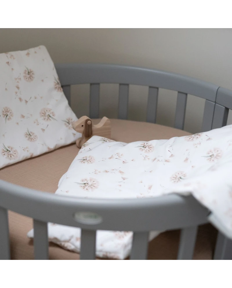 Babyhörnchen 2in1 Decke und Kissen – Pusteblumen