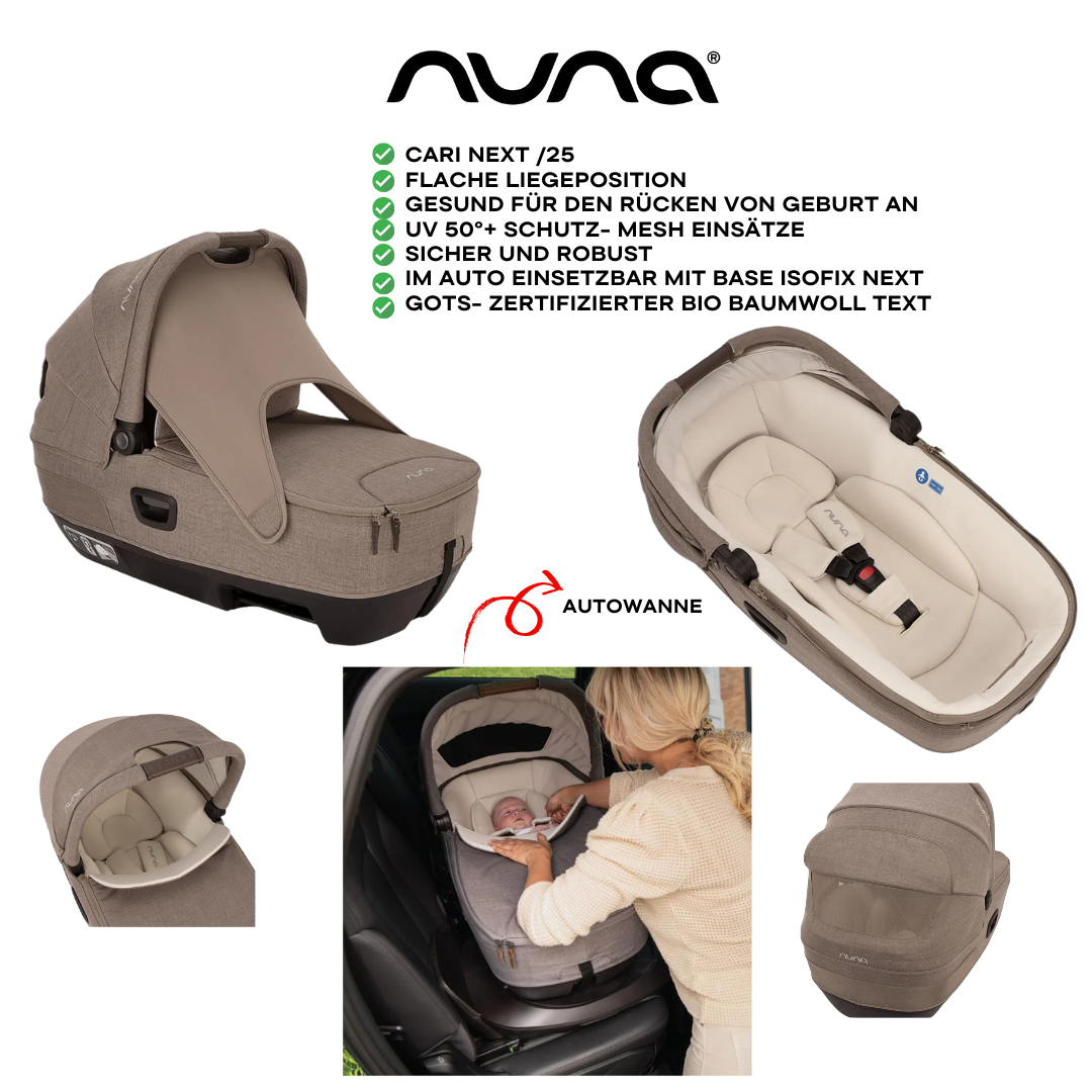 Nuna Mixx Next Bundle Set 4in1 inkl Cari Next & Arra Flex Cedar