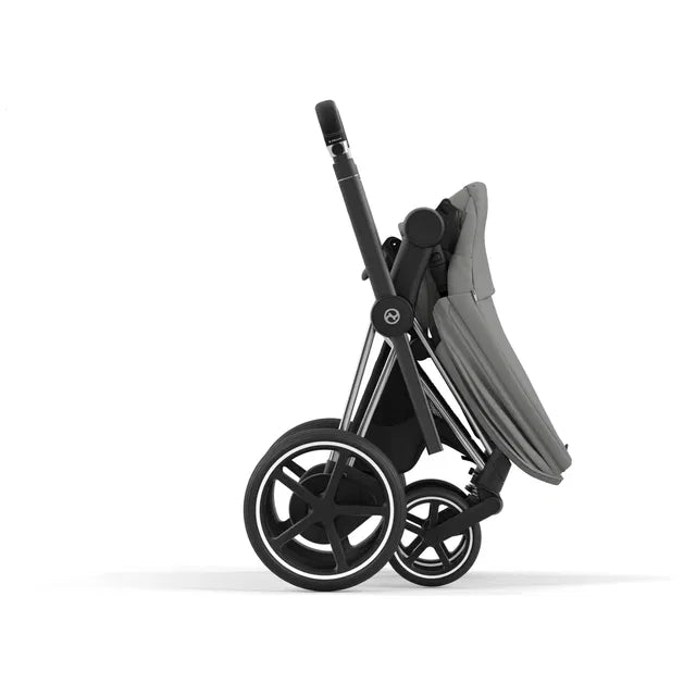 Cybex Chrome ePriam Travel Bundle-Set 4in1 inkl Cloud T Plus Chrome / Black / Mirage Grey