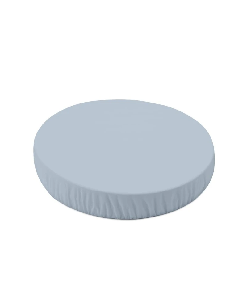 Spannbettlaken aus Baumwolle 73x73 cm – Oval Blue