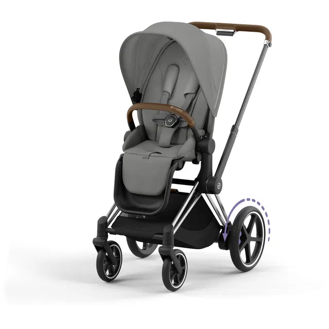 CYBEX ePriam 2.0 Chrome Brown Kinderwagen cozy beige beige
