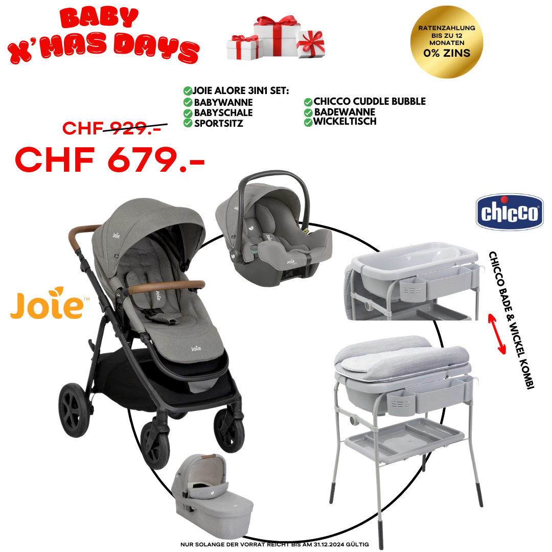 Joie Alore Bundle inkl Chicco Cuddle Bubble