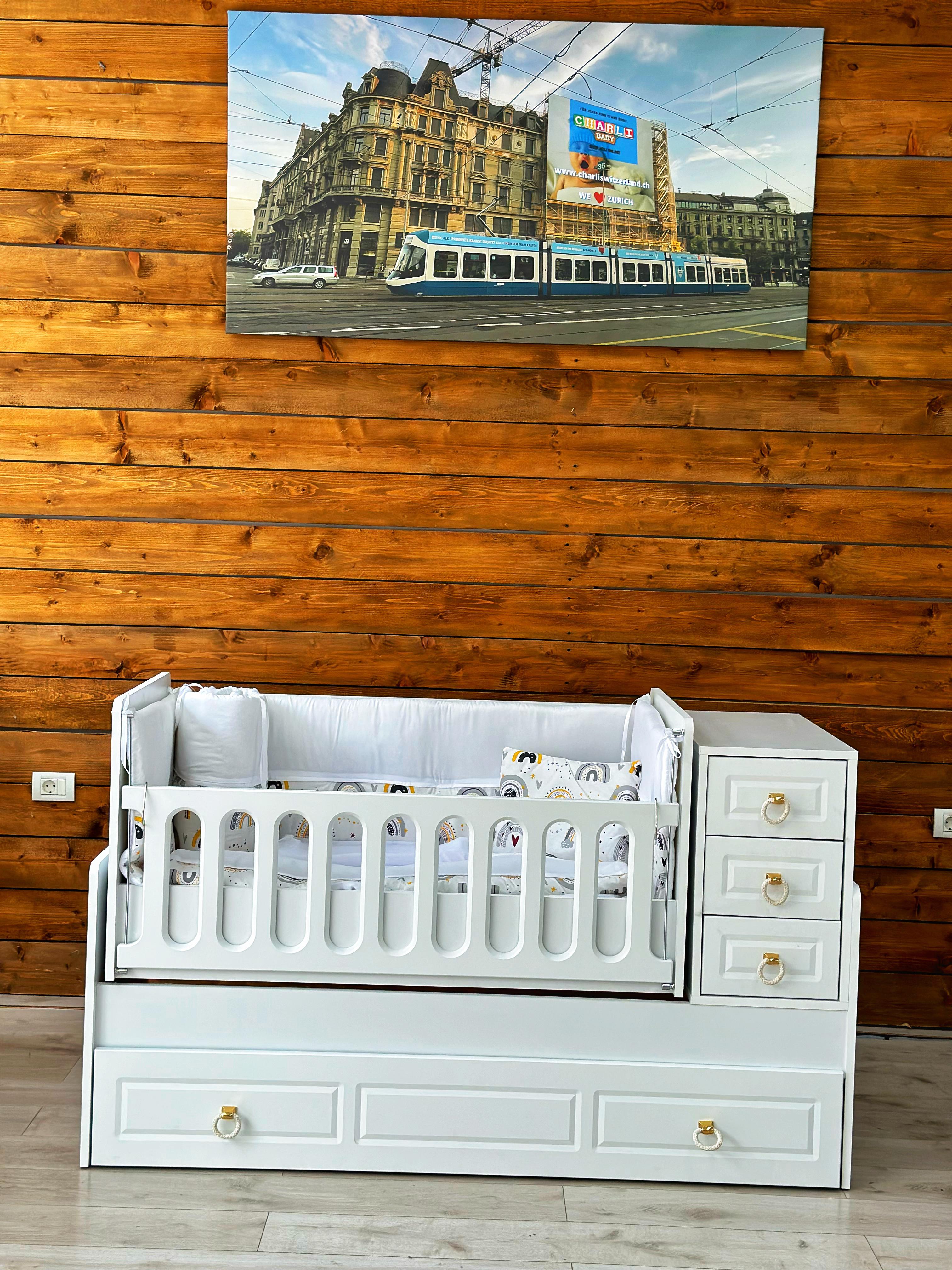 Babybett Stella Weiss