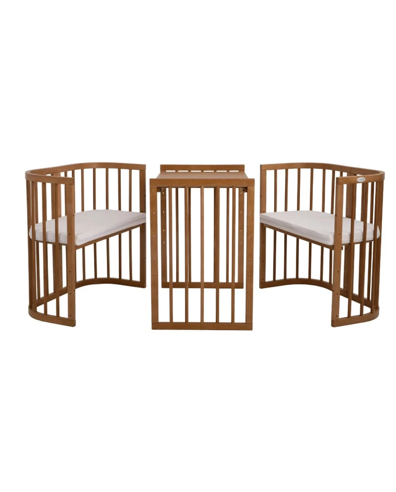 7in1 Babybett Quadi Vintage – inkl. Matratze