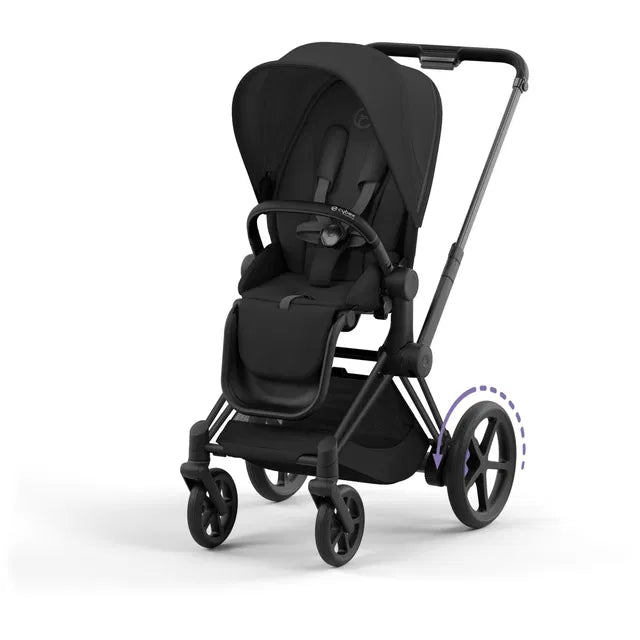 CYBEX ePriam 2.0 Matt Black Kinderwagen cozy beige beige