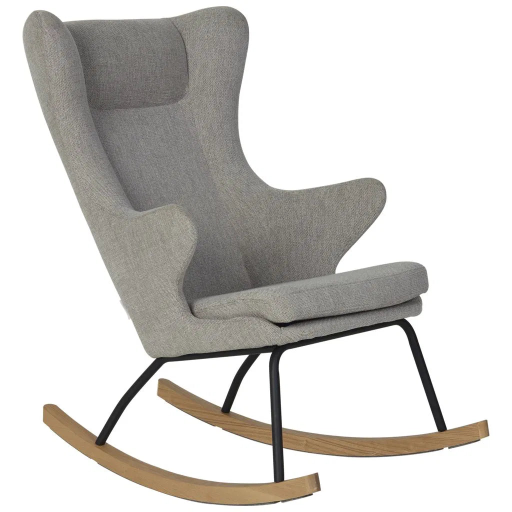 Quax Schaukel-/Stillsessel De Luxe Sand Grey