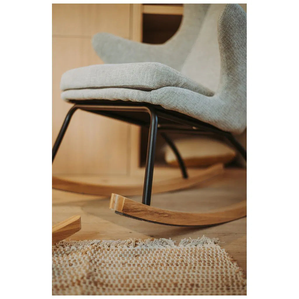 Quax Schaukel-/Stillsessel De Luxe Sand Grey