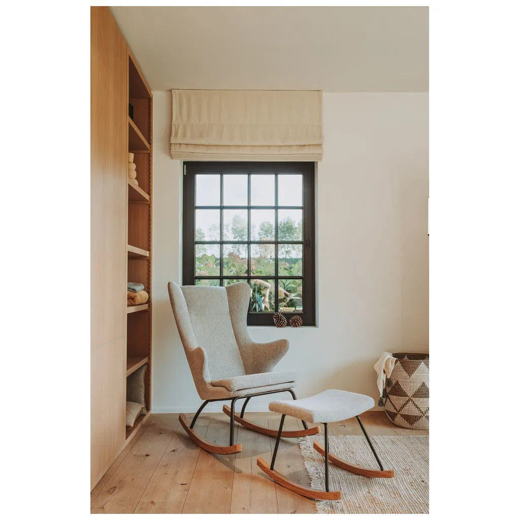 Quax Schaukel-/Stillsessel De Luxe Sand Grey