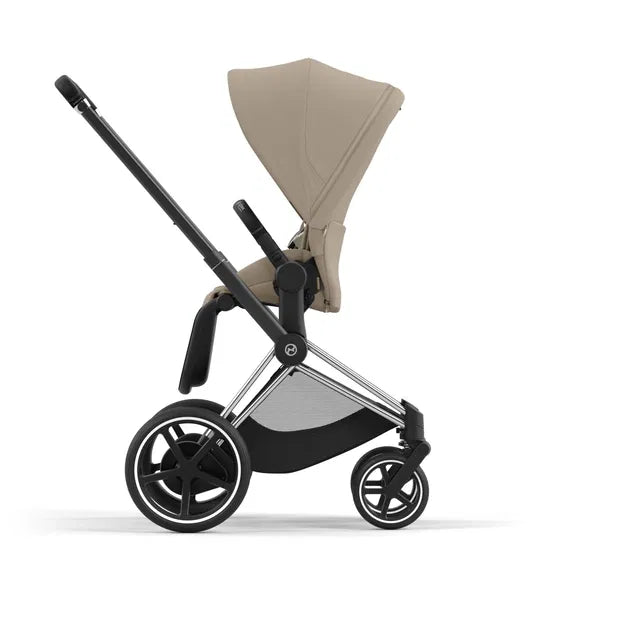 CYBEX ePriam 2.0 Chrome Black Kombikinderwagen cozy beige beige