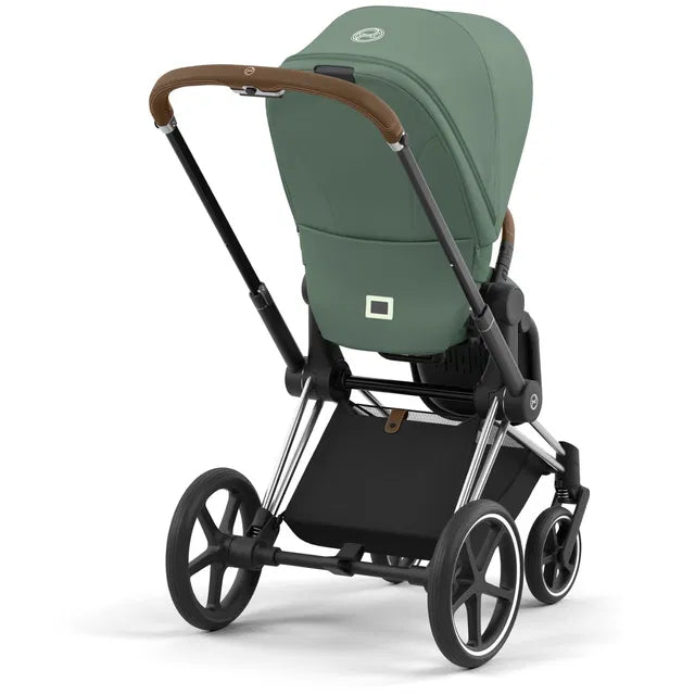 Cybex Priam Travel Bundle-Set 4in1 inkl Cloud T Plus Leaf Green/ Brown /Chrome