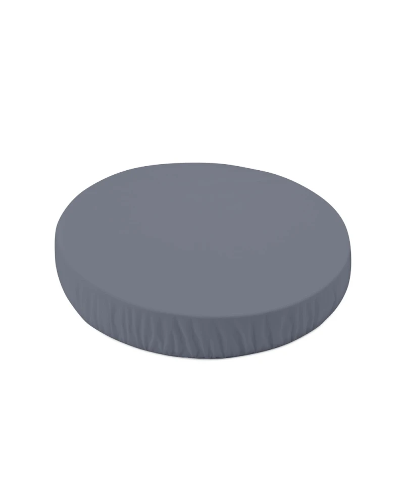Spannbettlaken aus Baumwolle 73x73 cm – Oval Graphite