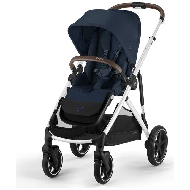CYBEX Gazelle S Zwillingskinderwagen Bundle-Set 4in1 Navy Blue