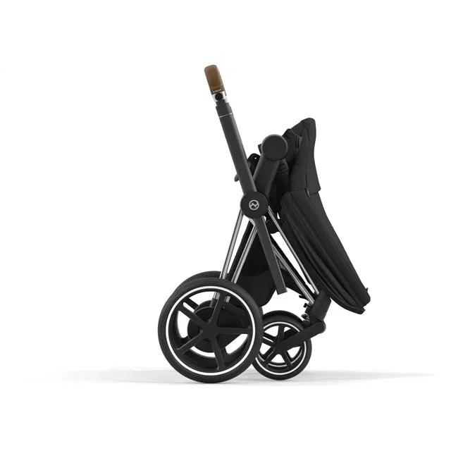 Cybex Chrome ePriam Travel Bundle-Set 4in1 inkl Cloud T Plus Chrome / Sephia Black
