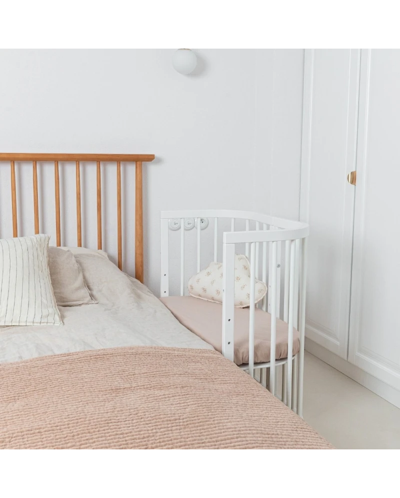 7in1 Babybett Quadi Weiss  – inkl. Matratze