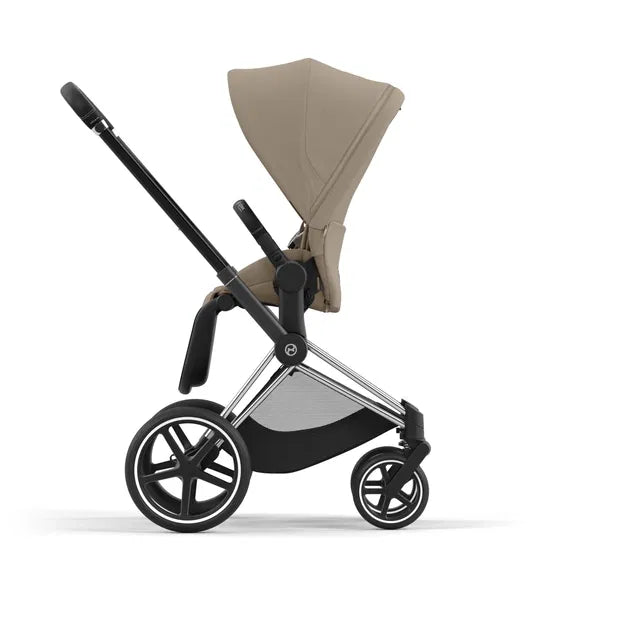 CYBEX Priam 4.0 Chrome Black Kombikinderwagen cozy beige beige