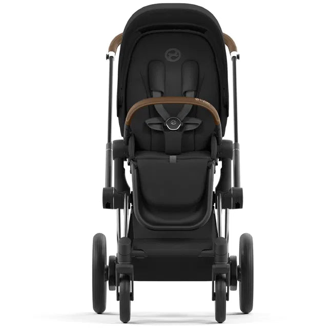 Cybex Chrome ePriam Travel Bundle-Set 4in1 inkl Cloud T Plus Chrome / Sephia Black