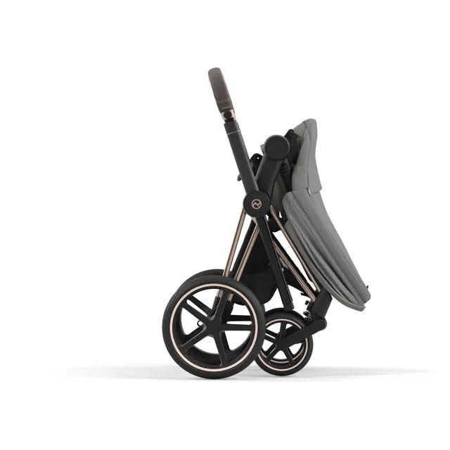 Cybex Priam Rosegold Travel Bundle-Set 4in1 inkl Cloud T Plus Mirage Grey