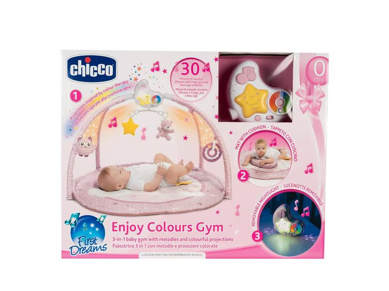 Chicco Spieldecke 3in1 Farbspiel pink