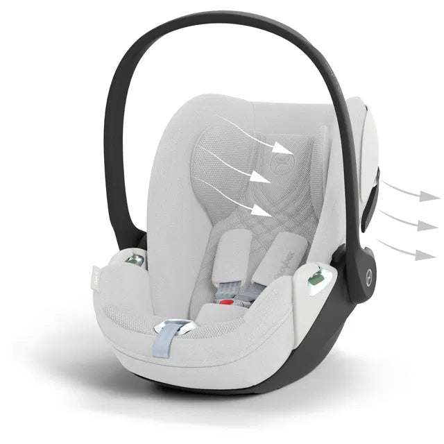 Cybex Chrome ePriam Travel Bundle-Set 4in1 inkl Cloud T Plus Chrome / Off White