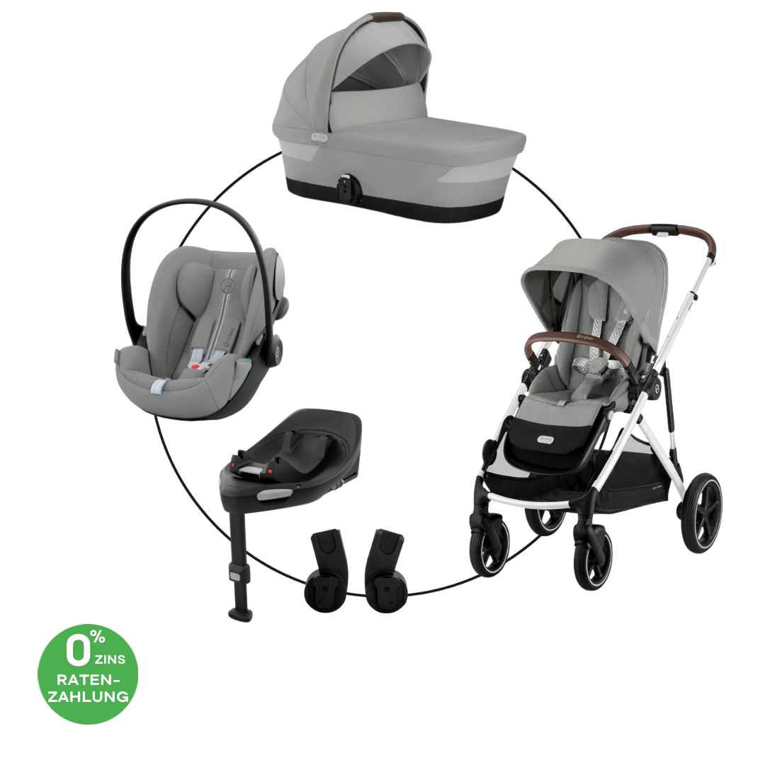 Cybex Gazelle S Bundle-Set 4in1 Stone Grey
