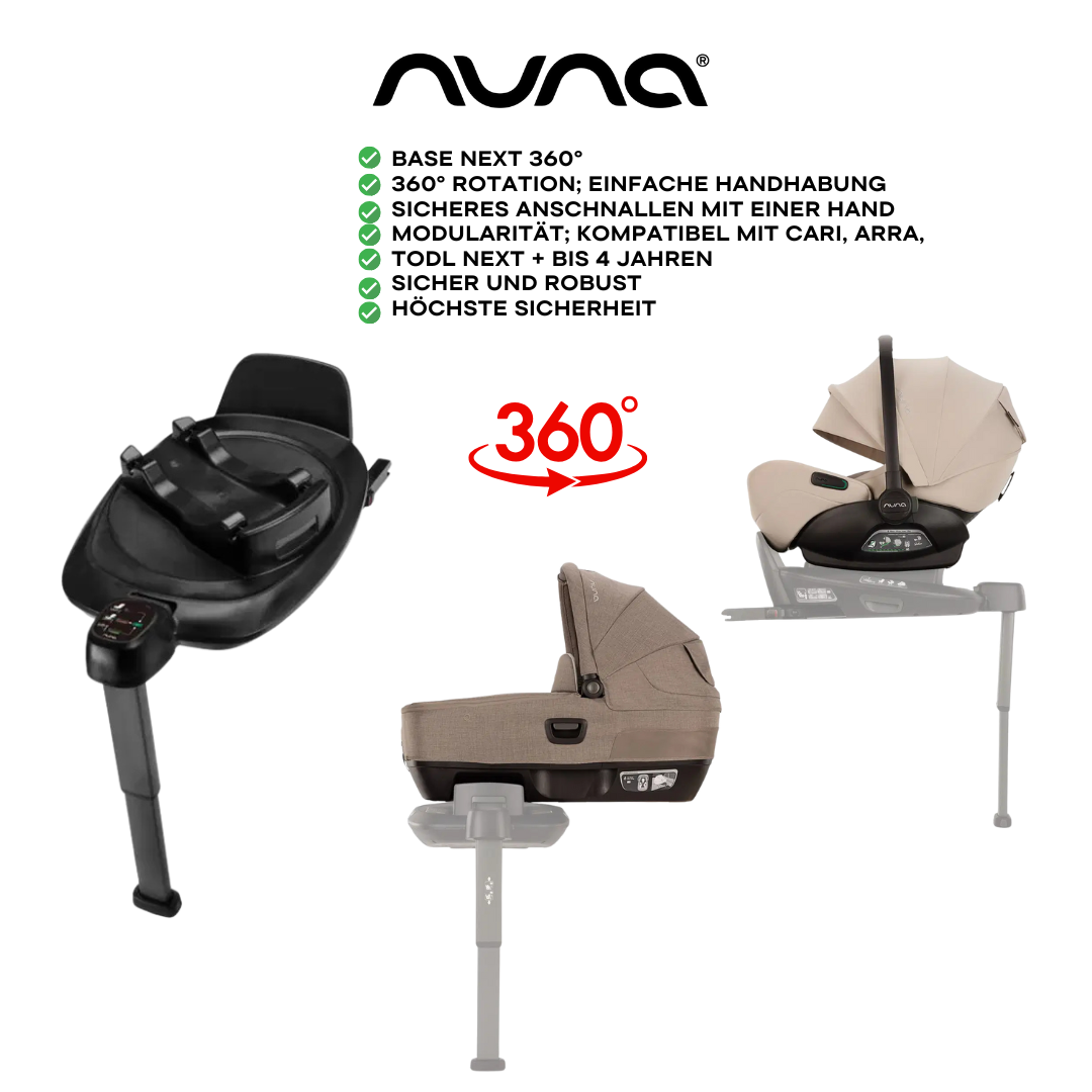 Nuna Mixx Next Bundle Set 4in1 inkl Cari Next & Arra Flex Biscotti