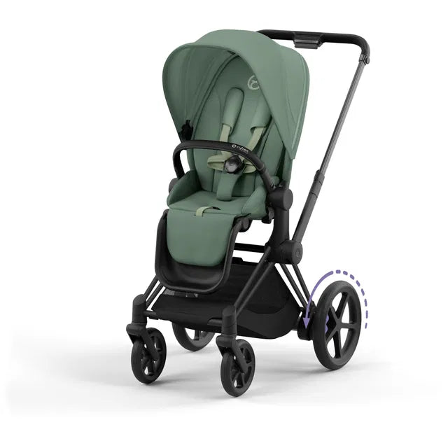 CYBEX ePriam 2.0 Matt Black Kinderwagen cozy beige beige