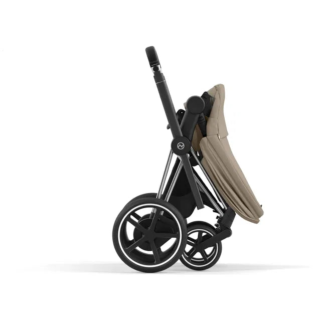 CYBEX ePriam 2.0 Chrome Black Kombikinderwagen cozy beige beige