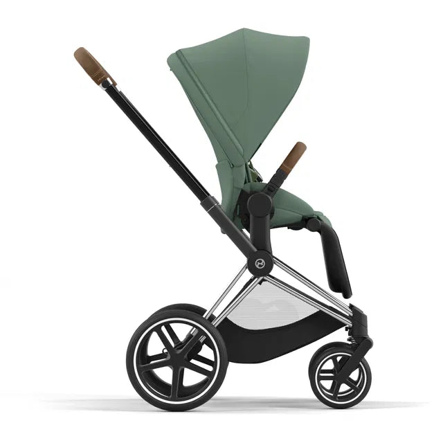 Cybex Priam Travel Bundle-Set 4in1 inkl Cloud T Plus Leaf Green/ Brown /Chrome