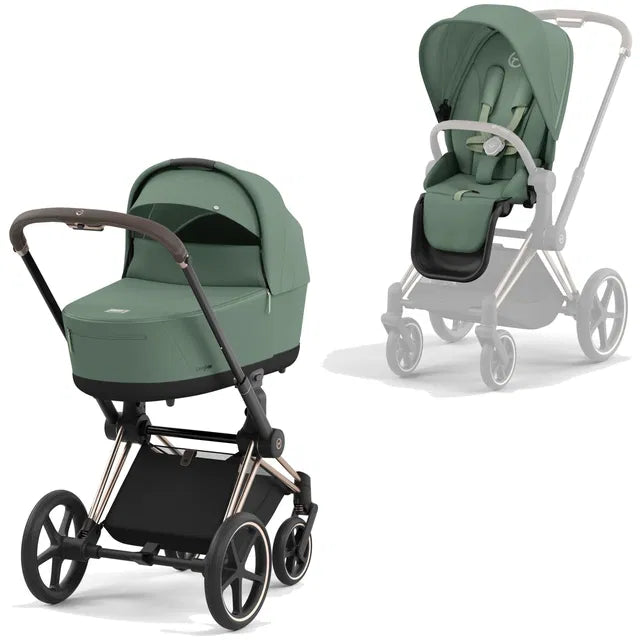 CYBEX Priam 4.0 Rosegold Kombikinderwagen cozy beige beige