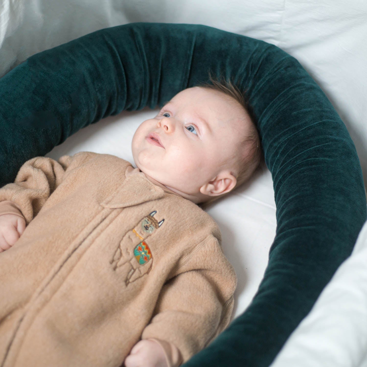 Nestchenrolle Samt sand