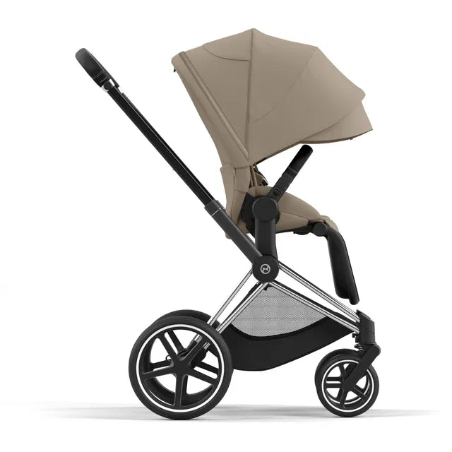 CYBEX Priam 4.0 Chrome Black Kombikinderwagen cozy beige beige