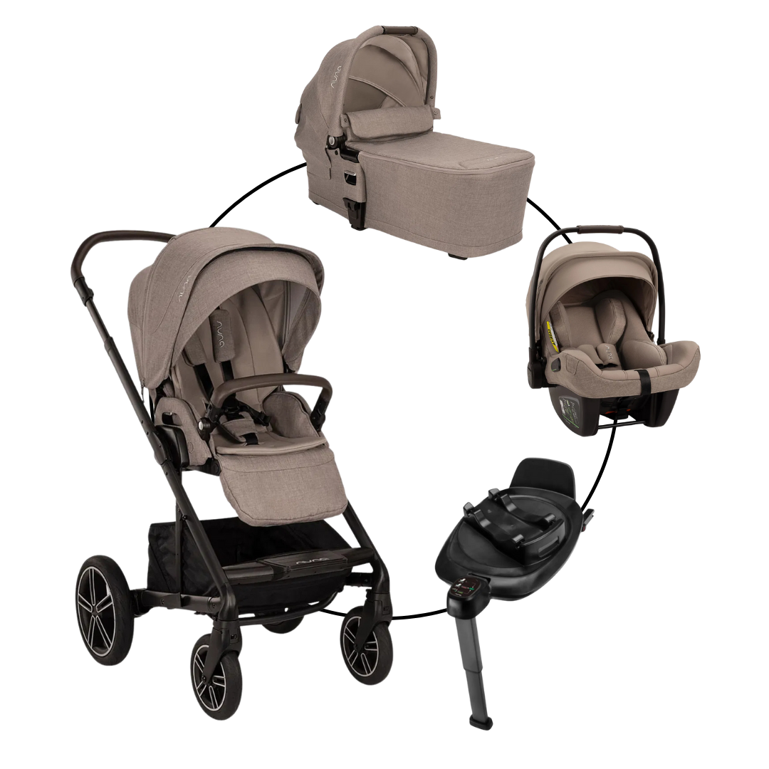 Nuna Kombikinderwagen Mixx Next Travel-Set inkl. Babyschale Pipa Next und Isofix-Basis Next 360•