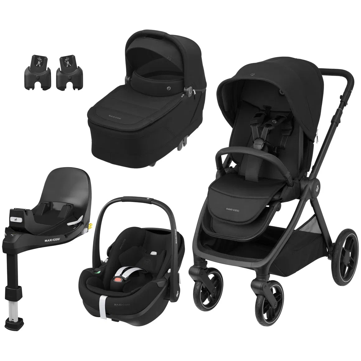 Maxi Cosi Oxford Plus Bundle Set 4in1 inkl. Pebble 360 Pro² twillic black