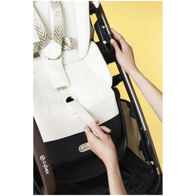 CYBEX Gazelle S Geschwisterkinderwagen moon black black