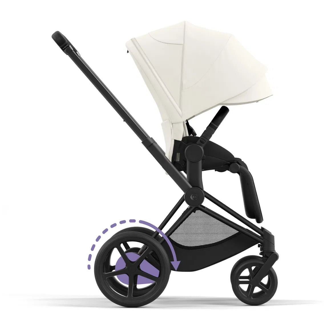 Cybex ePriam Travel Bundle-Set 4in1 inkl Cloud T Plus Off White / Black
