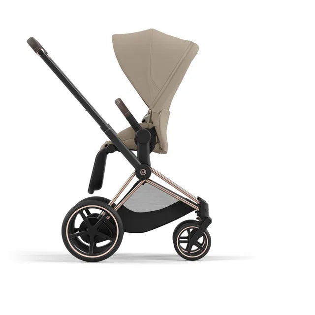 CYBEX ePriam 2.0 Rosegold Kombikinderwagen cozy beige beige