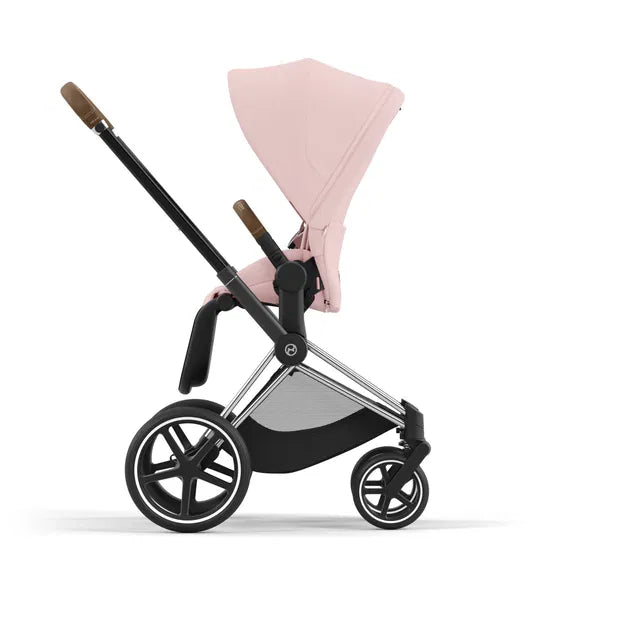 Cybex Priam Travel Bundle-Set 4in1 inkl Cloud T Plus Peach Pink / Brown /Chrome