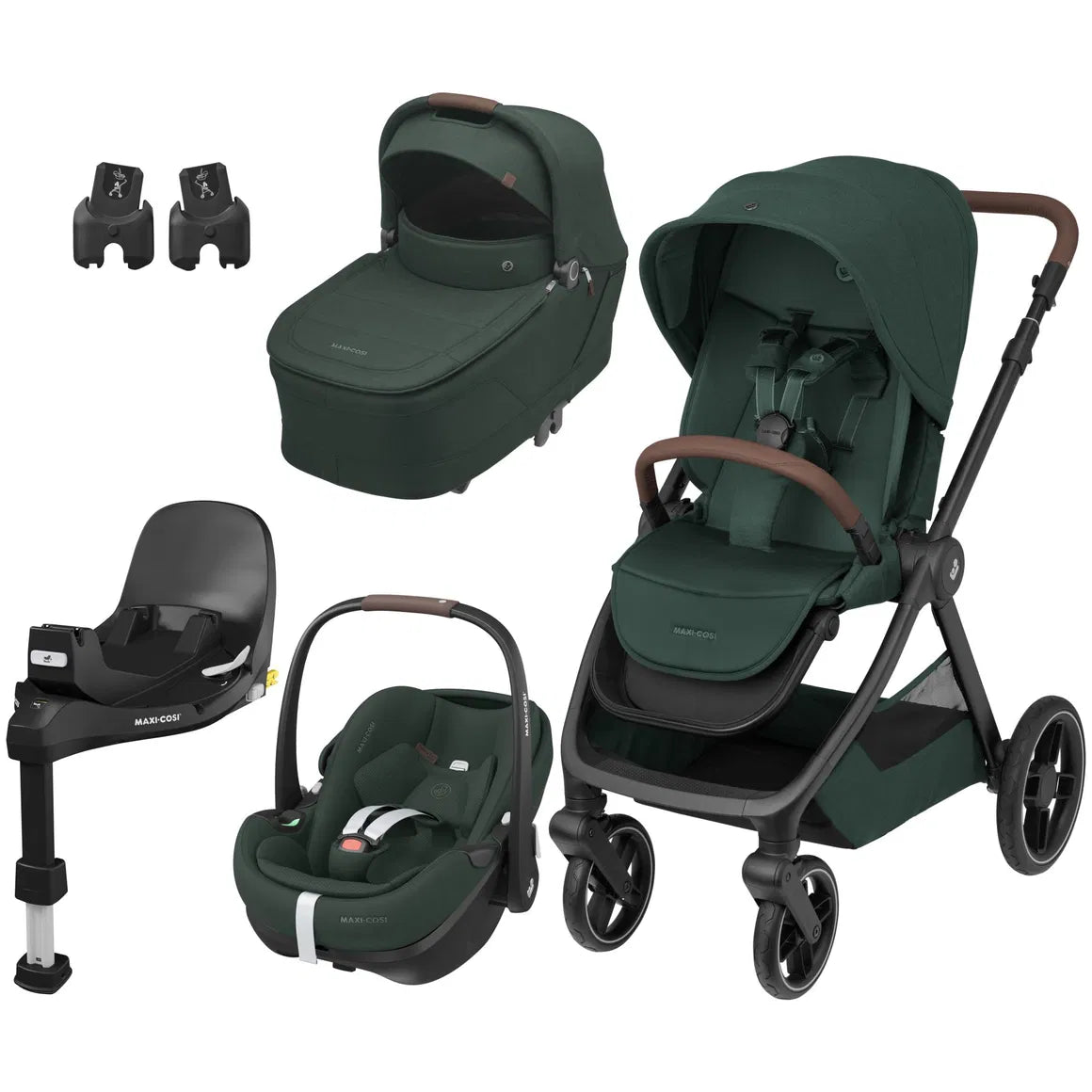 Maxi Cosi Oxford Plus Bundle Set 4in1 inkl. Pebble 360 Pro² twillic green
