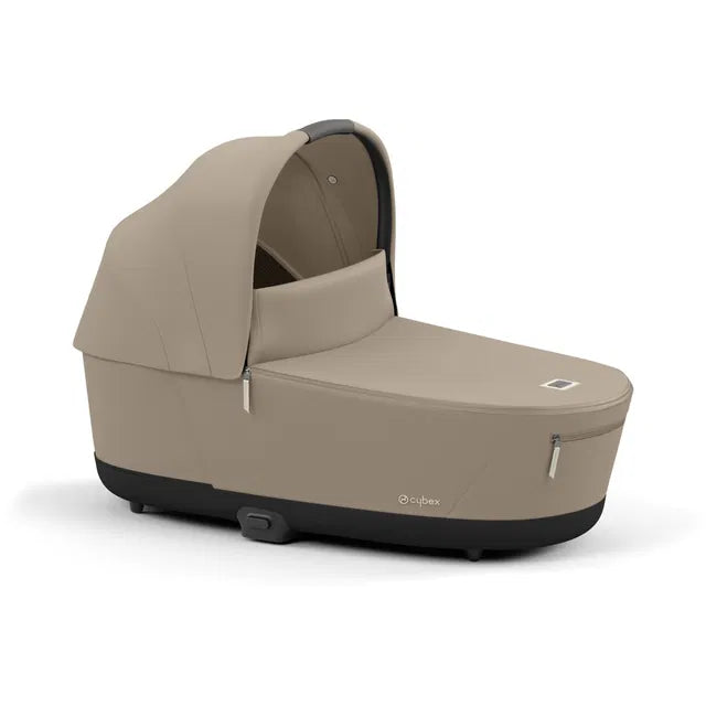 CYBEX ePriam 2.0 Matt Black Kombikinderwagen cozy beige beige