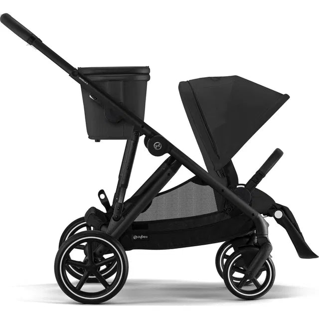 CYBEX Gazelle S Geschwisterkinderwagen moon black black