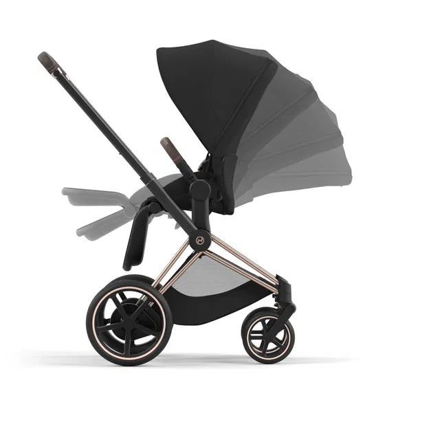 CYBEX ePriam 2.0 Rosegold Kinderwagen sepia black black