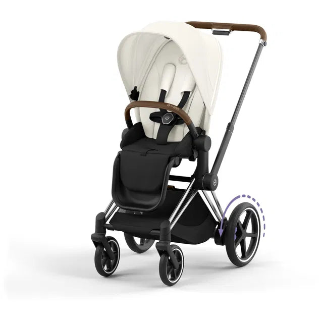 CYBEX ePriam 2.0 Chrome Brown Kinderwagen cozy beige beige