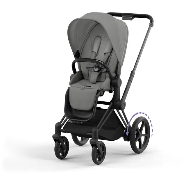 CYBEX ePriam 2.0 Matt Black Kinderwagen cozy beige beige
