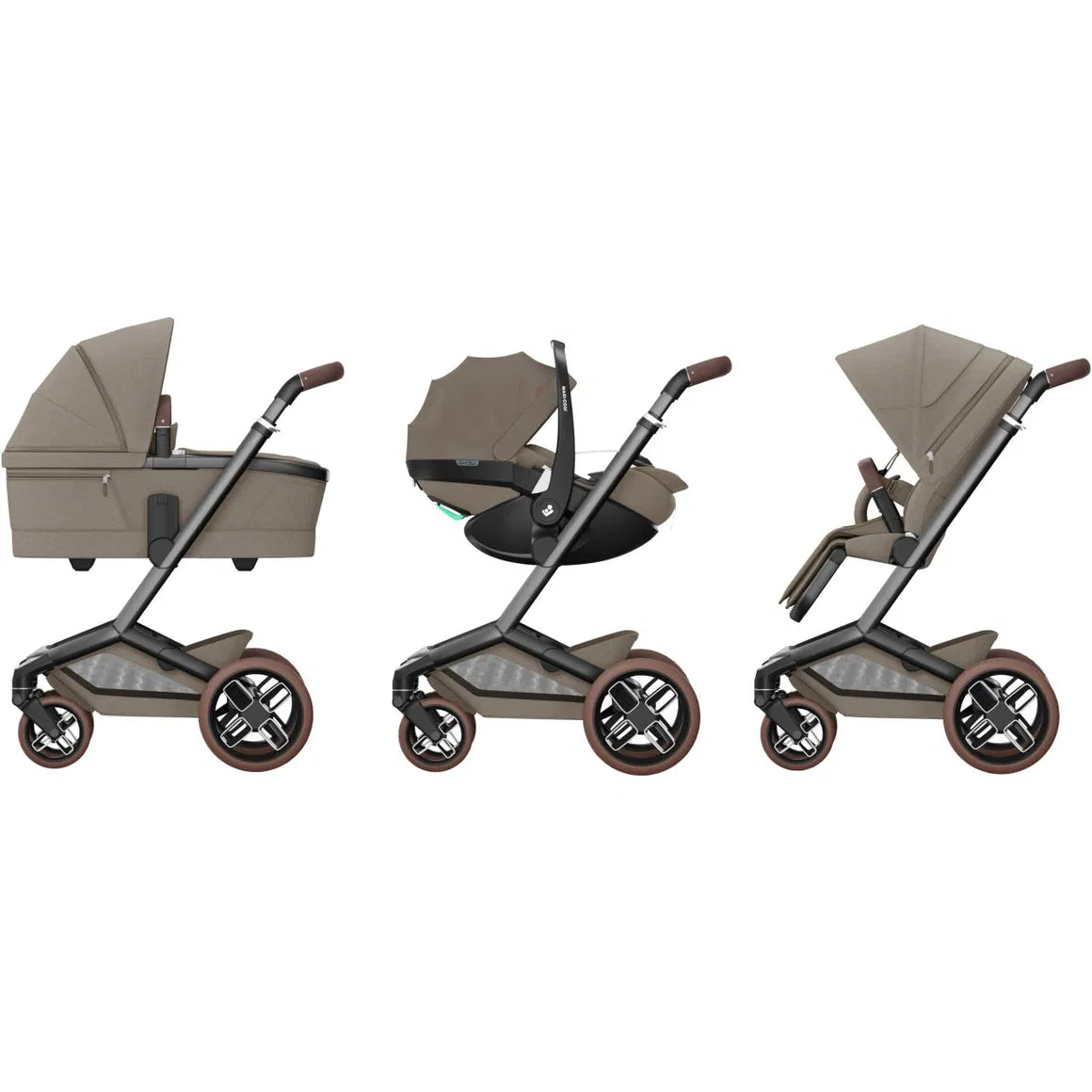 Maxi Cosi Fame 4in1 Bundle Set inkl. Pebble 360 Pro2 twillic truffle