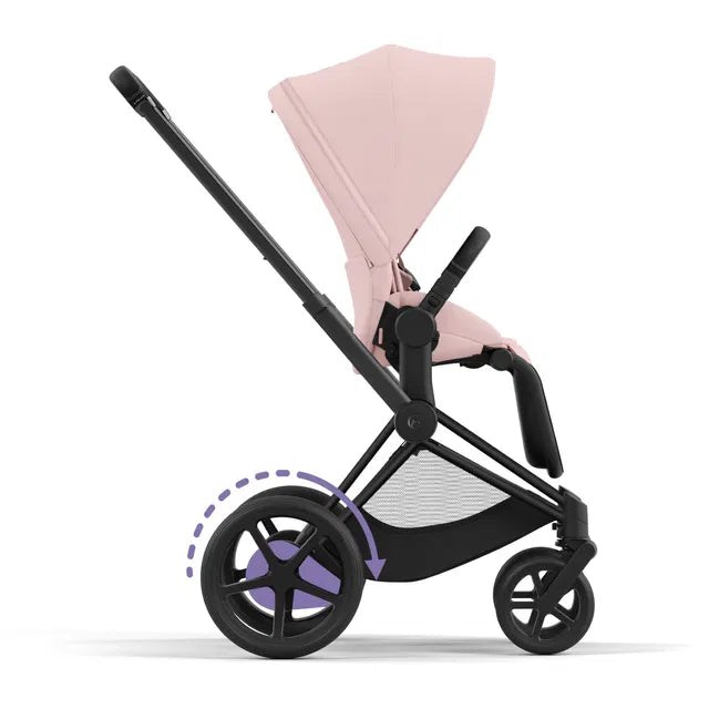 Cybex ePriam Travel Bundle-Set 4in1 inkl Cloud T Plus Peach Pink/ Black