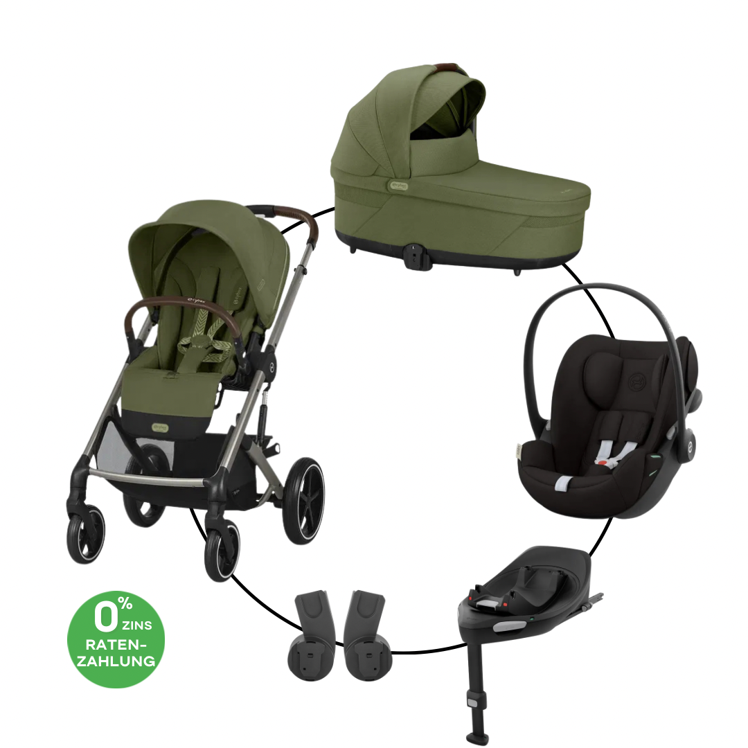 Cybex Balios S Lux Bundle 4in1 inkl. Cloud G i-Size Plus Moss Green